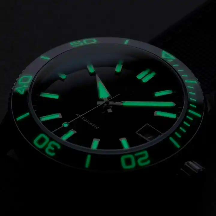 Factory Design Logo Ceramic Bezel Automatic Diver Men Mechanical Wristwatch