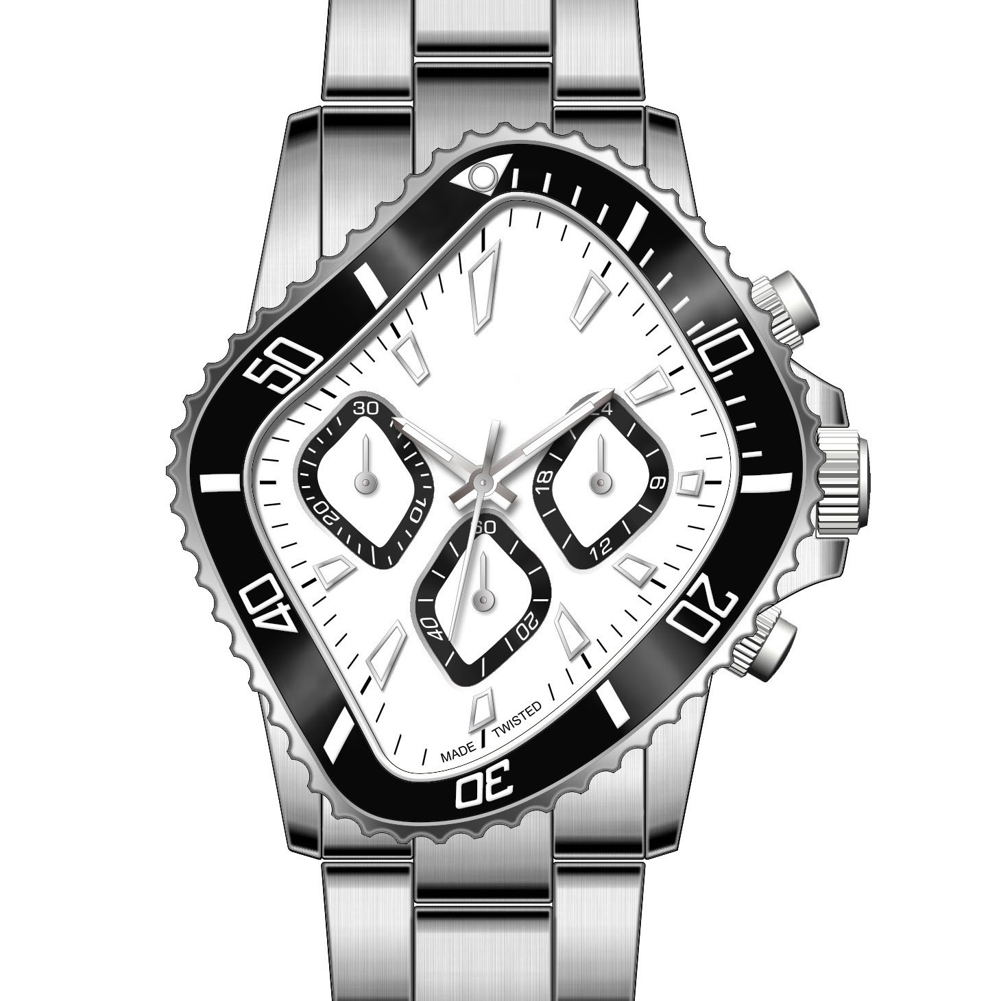 OEM Small MOQ Customize Brand New Design Crashed Submariner Quartz Watches